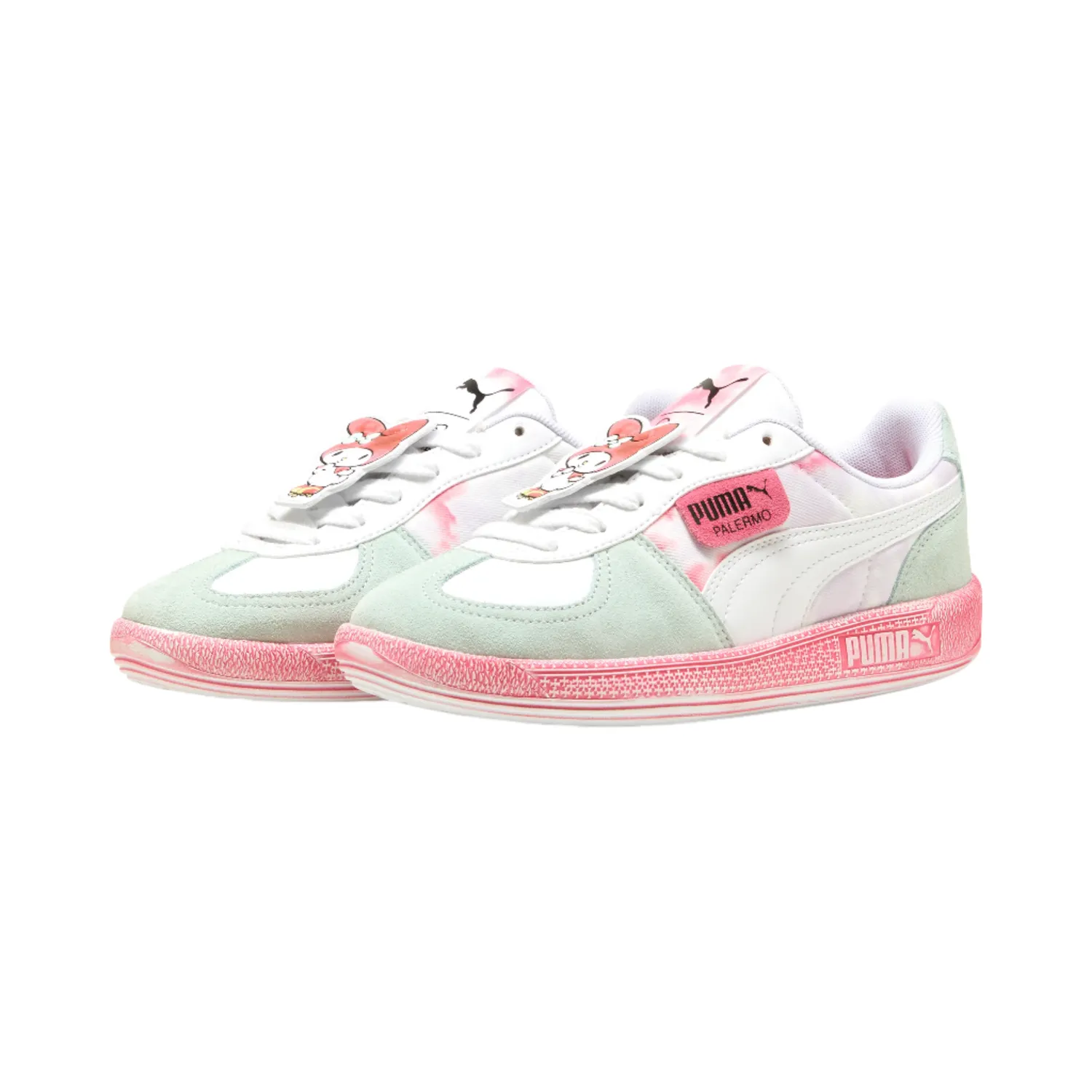 Hello Kitty x PUMA Palermo Youth joggesko hvit Magic Rose str. 4–7 skinn