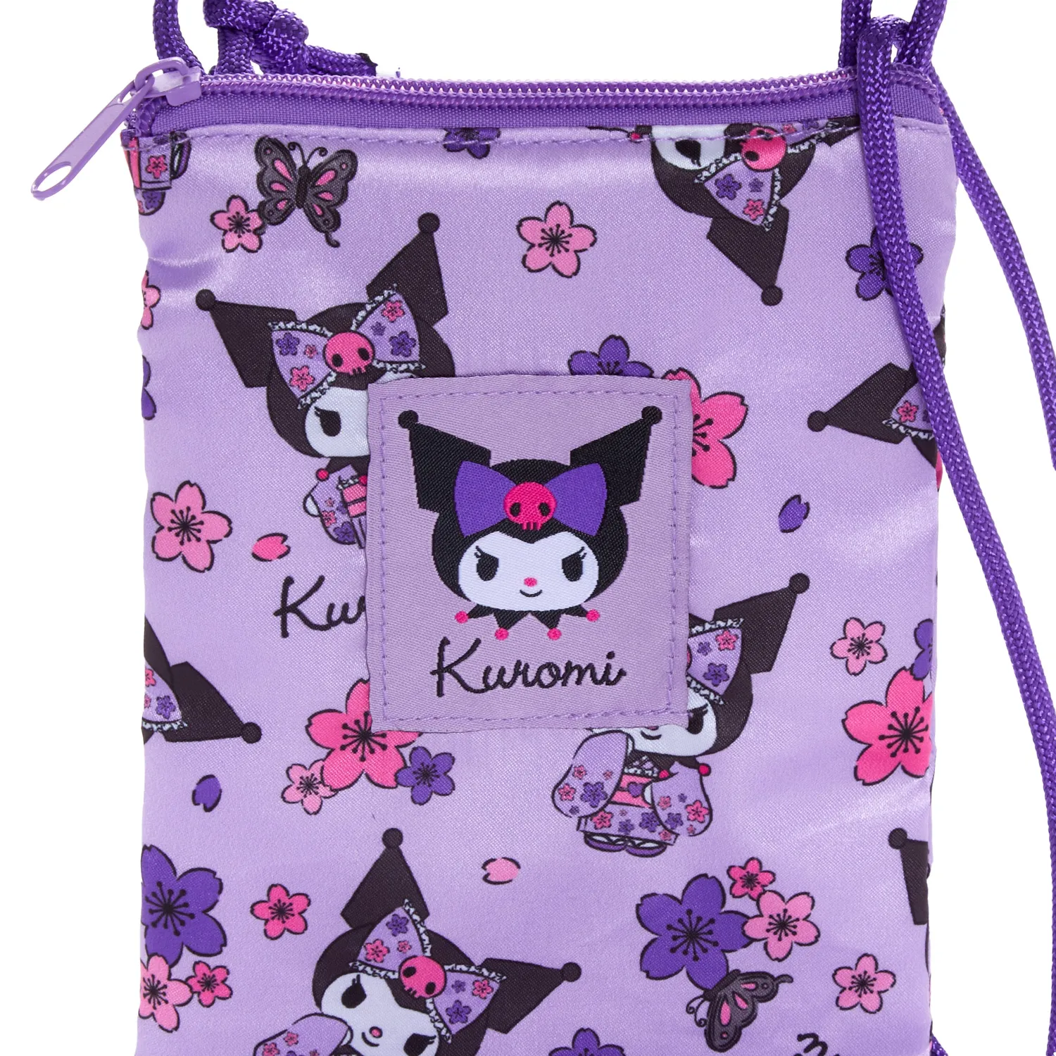 Hello Kitty Spring Kimono Series Kuromi mobilveske med justerbar rem