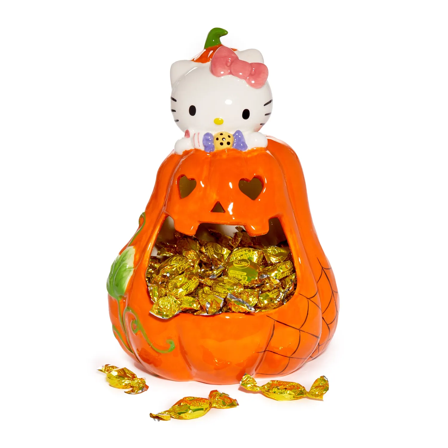 Hello Kitty Big Mouth Pumpkin keramisk godteskål Halloween