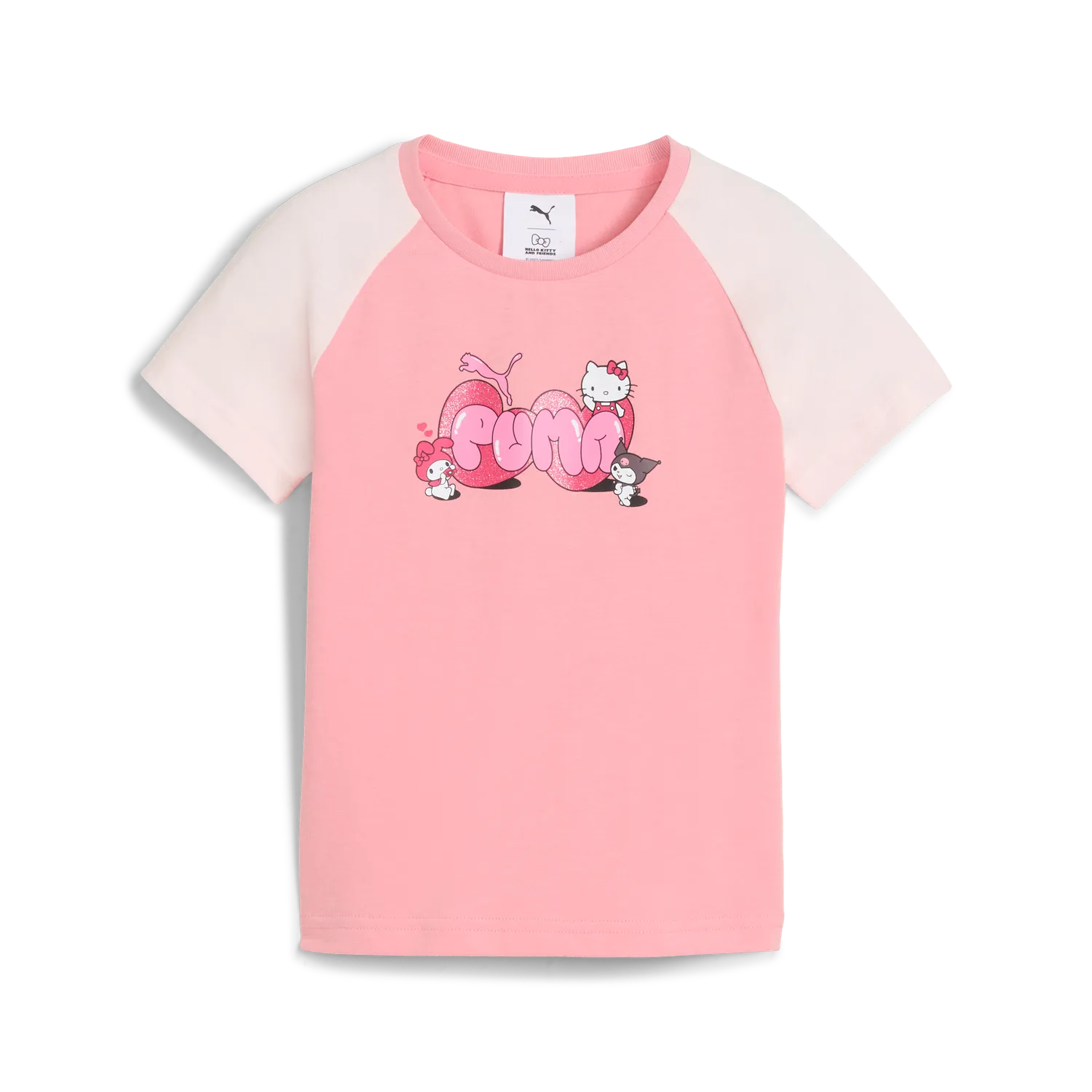 Hello Kitty and Friends x PUMA Kids Slim Graphic Tee T-skjorte Pinkscape
