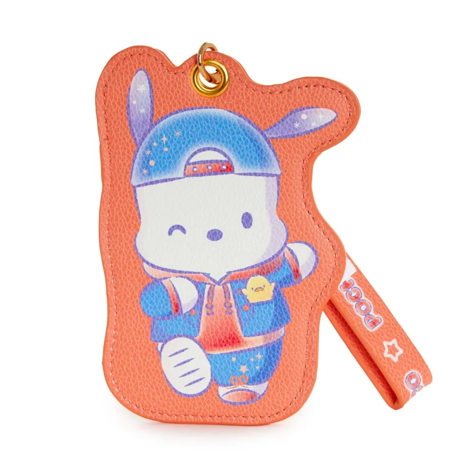 Hello Kitty Hapidanbui Boy Band Pochacco ID Badge Holder kortholder