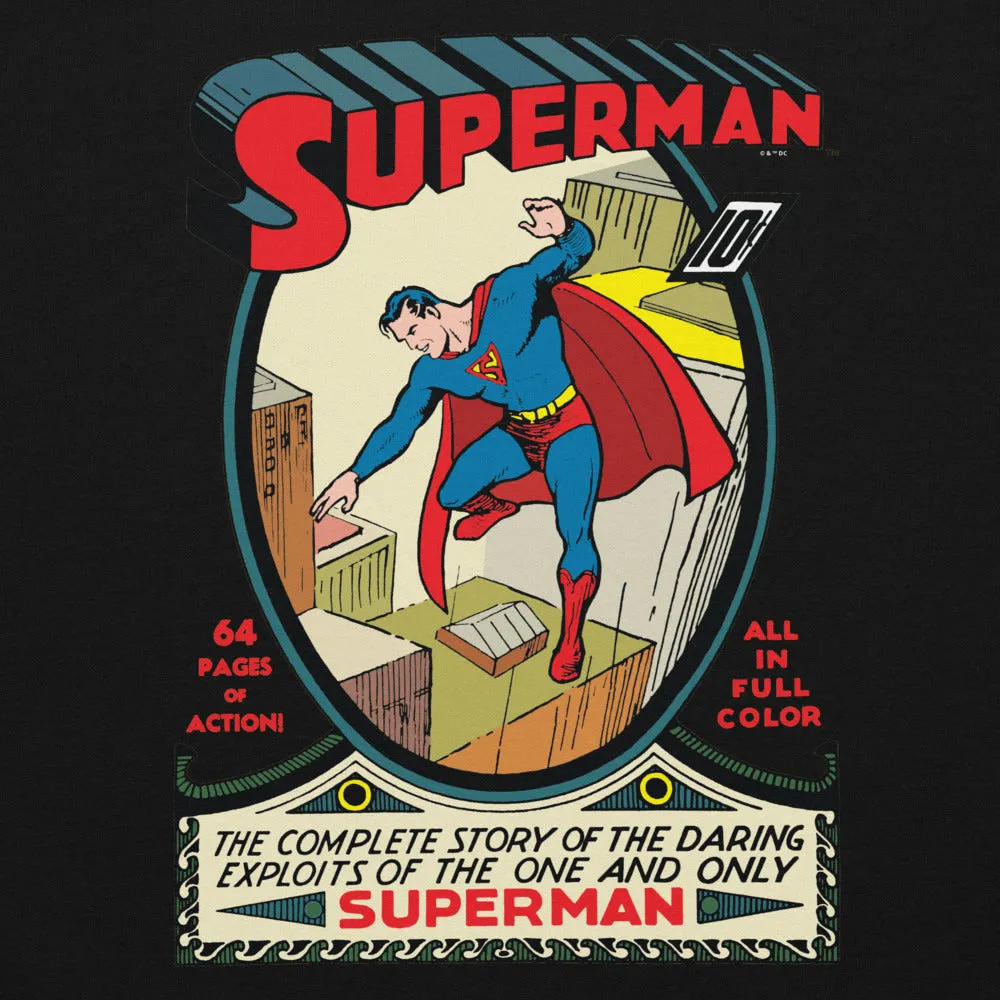 Batman SUPERMAN #1 brodert hettegenser svart bomull polyester