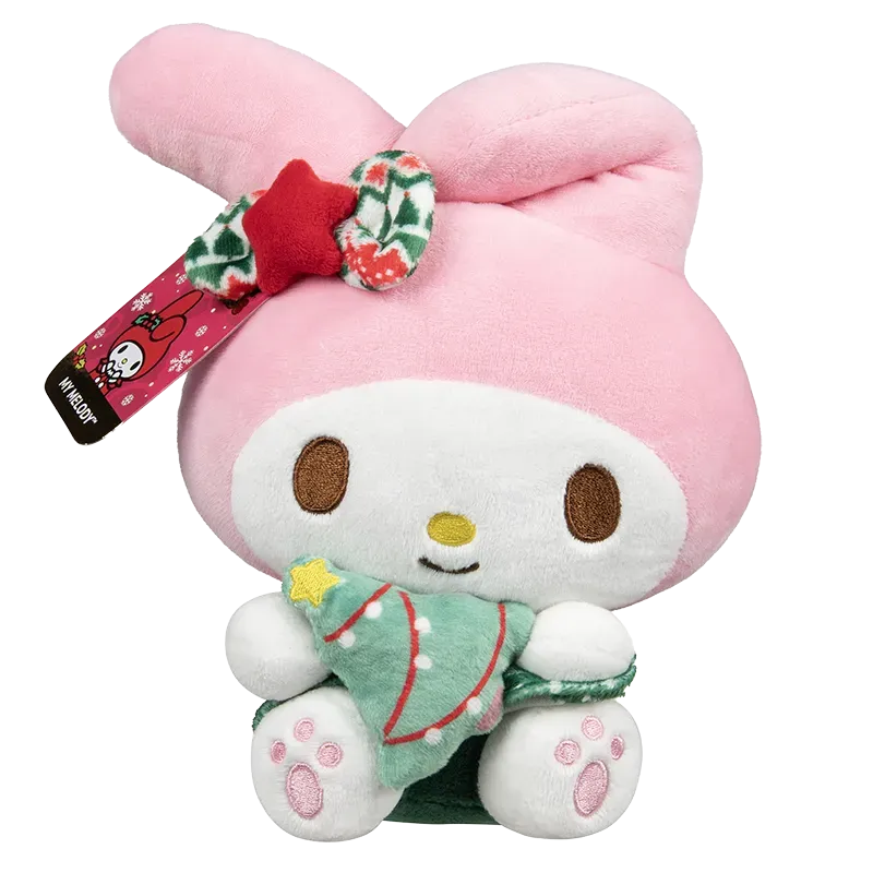 Hello Kitty My Melody 8" Holiday Plush X-Mas Tree plysjbamse 20 cm