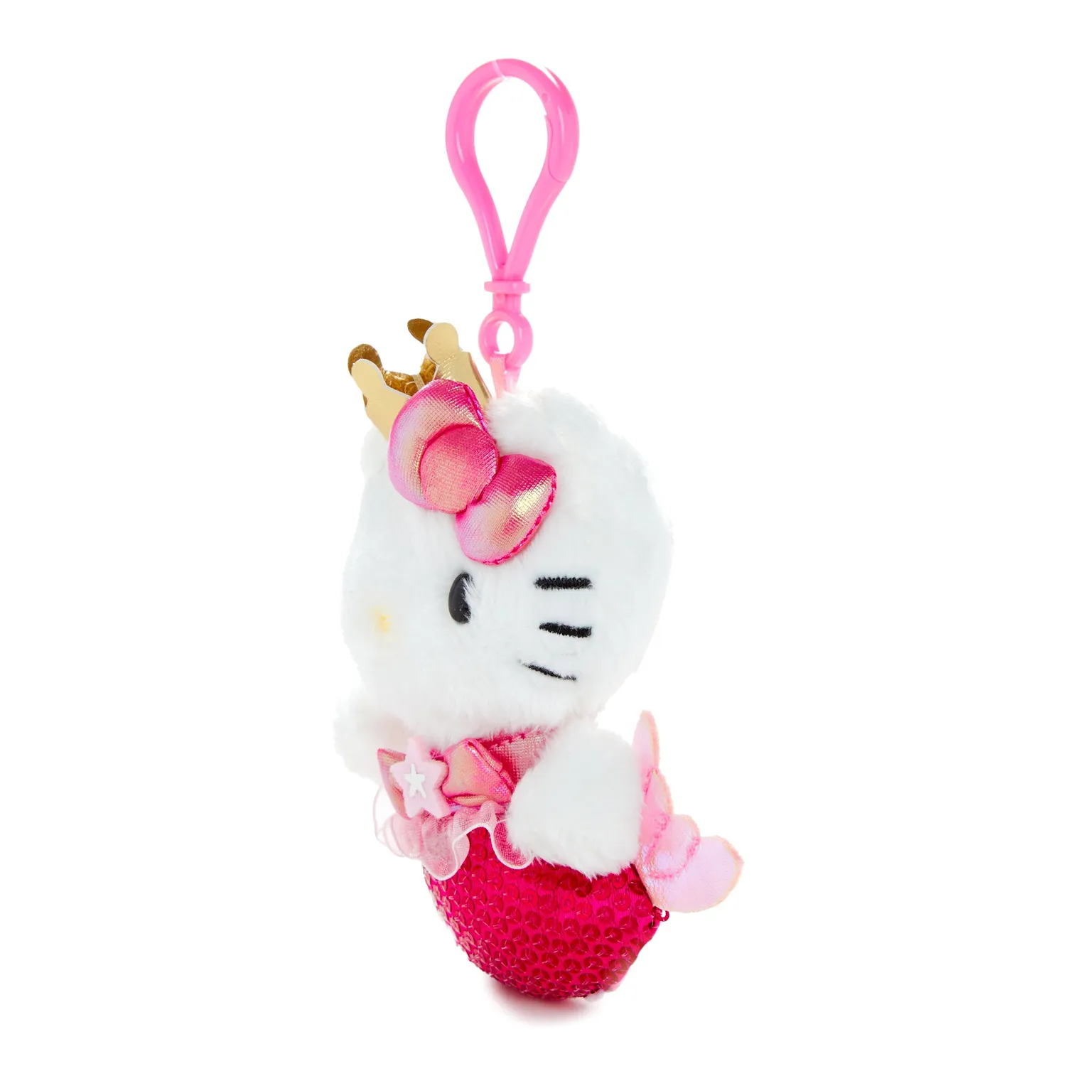 Hello Kitty Mermaid Shimmer Series Plush Mascot Clip plysjklips havfrue