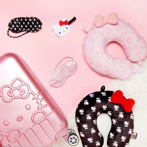 Hello Kitty x FUL Black Neck Pillow reisepute svart vaskbar