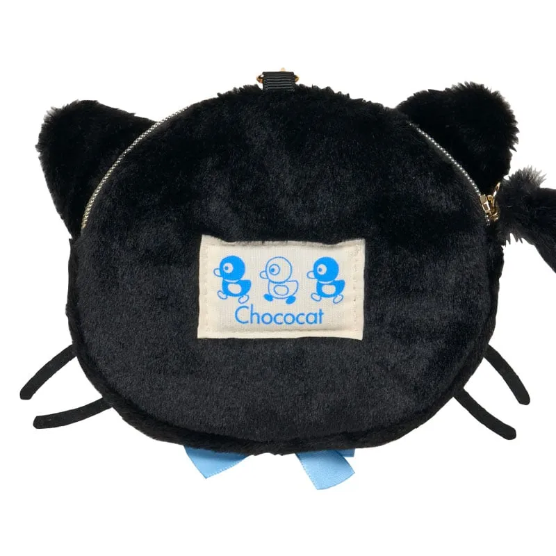 Hello Kitty Sanrio Cat Club Chococat Plush Mini Face Pouch pung