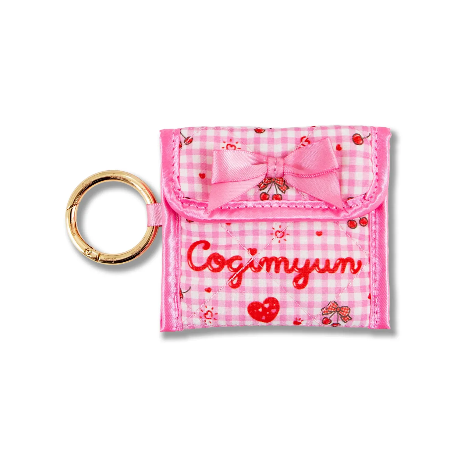 Hello Kitty Cogimyun x Sonix Ear Bud Pouch øreproppetui rosa quiltet