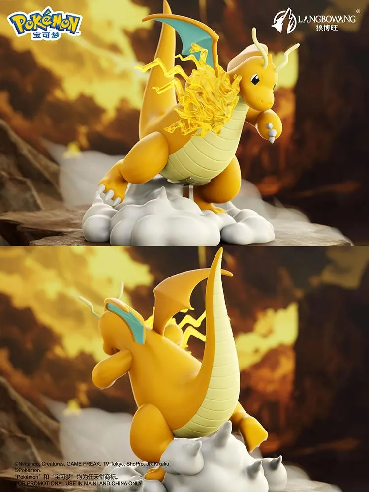 Neo Tokyo Battle Moment Diorama Series Dragonite Battle Moment figur 10,6 cm PVC