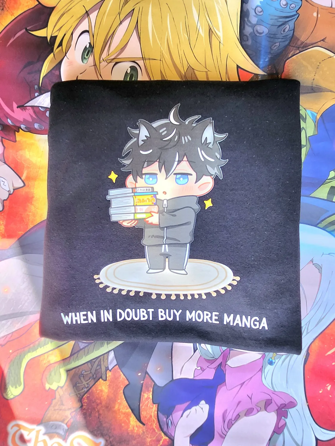 Anitaku When in Doubt, Buy Manga collegegenser – størrelse S–3XL