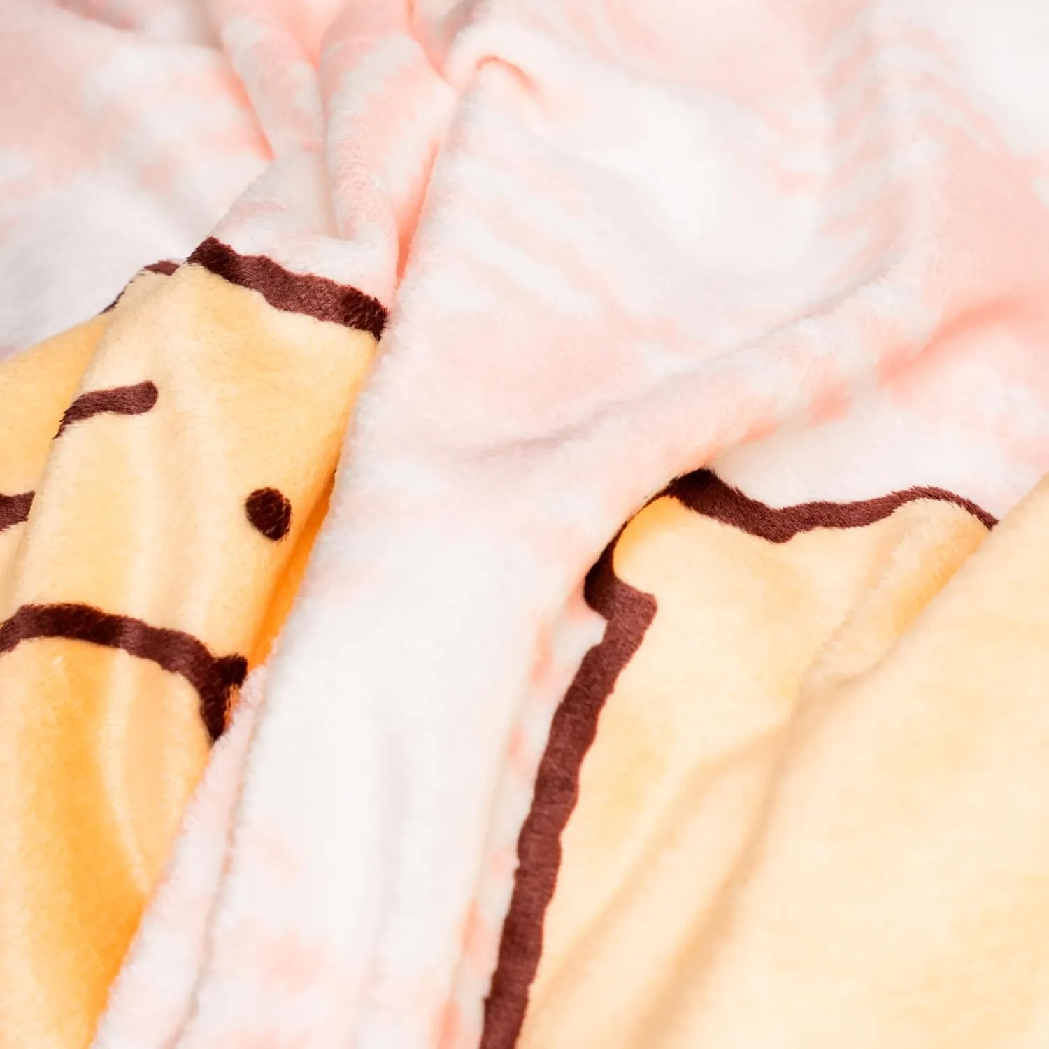 Hello Kitty Pompompurin Throw Blanket Pompompurin-pledd 62 × 90 tommer polyester