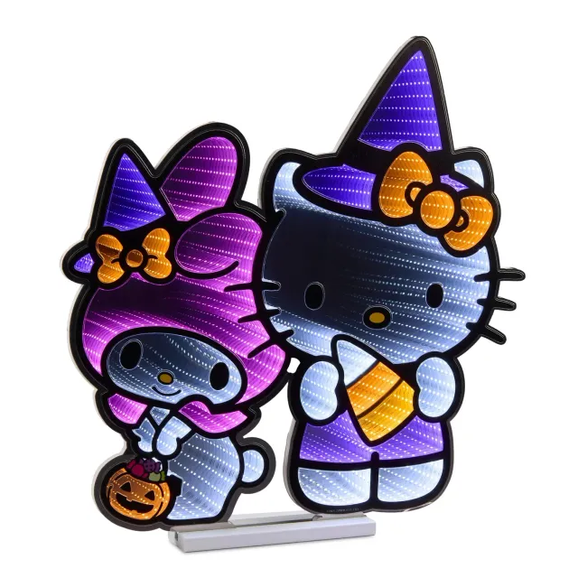 Hello Kitty and My Melody 24” Halloween Decorative Ekkolight Infinity Light LED