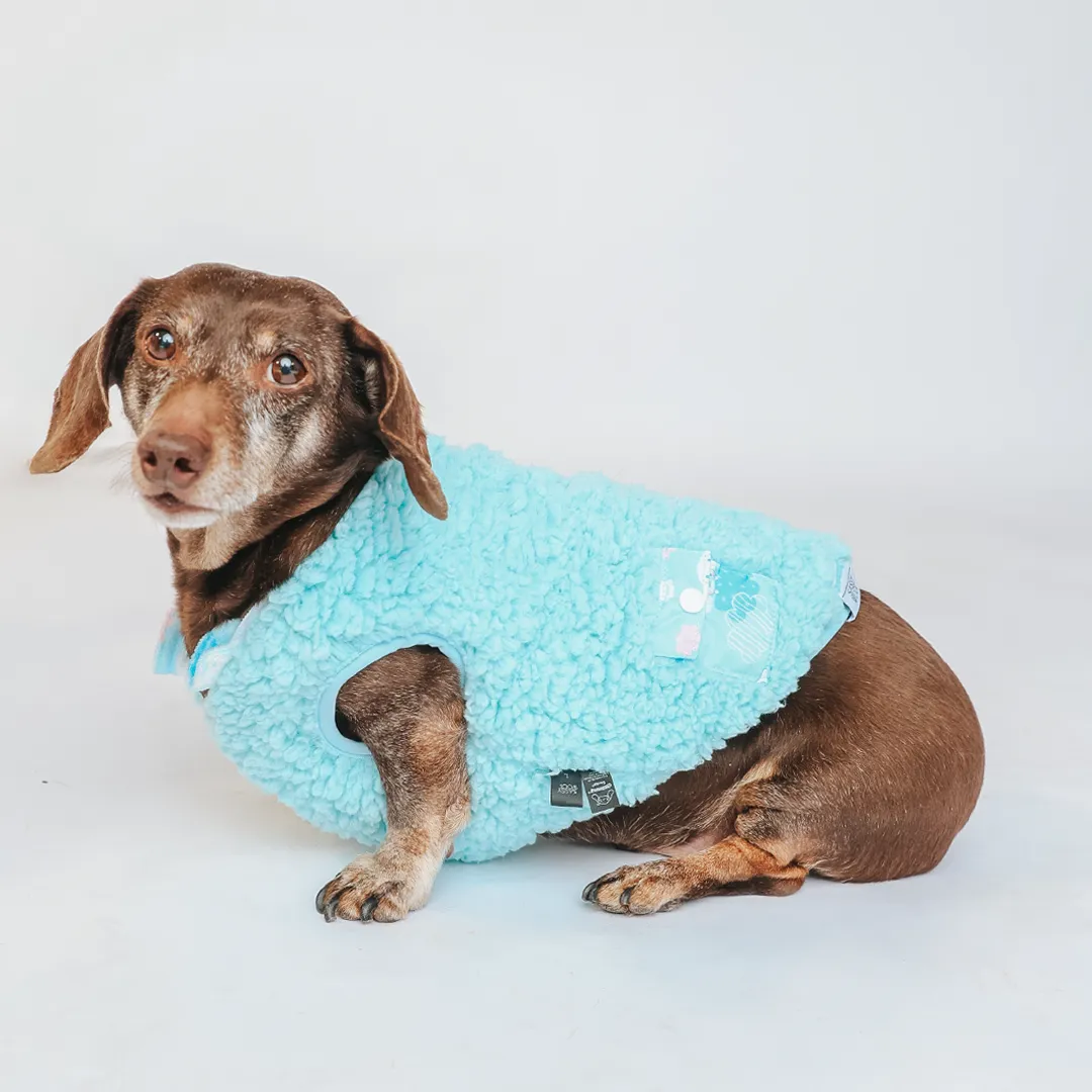 Cinnamoroll x Sassy Woof vendbar hundejakke Clouds Small