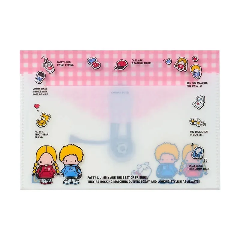 Hello Kitty Friendly Pair Patty and Jimmy brevsett med mappe