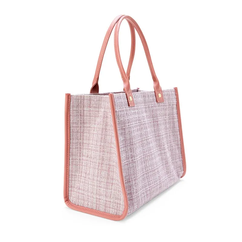 Sanrio Characters Winter Tweed Series tote bag tweed med lommer