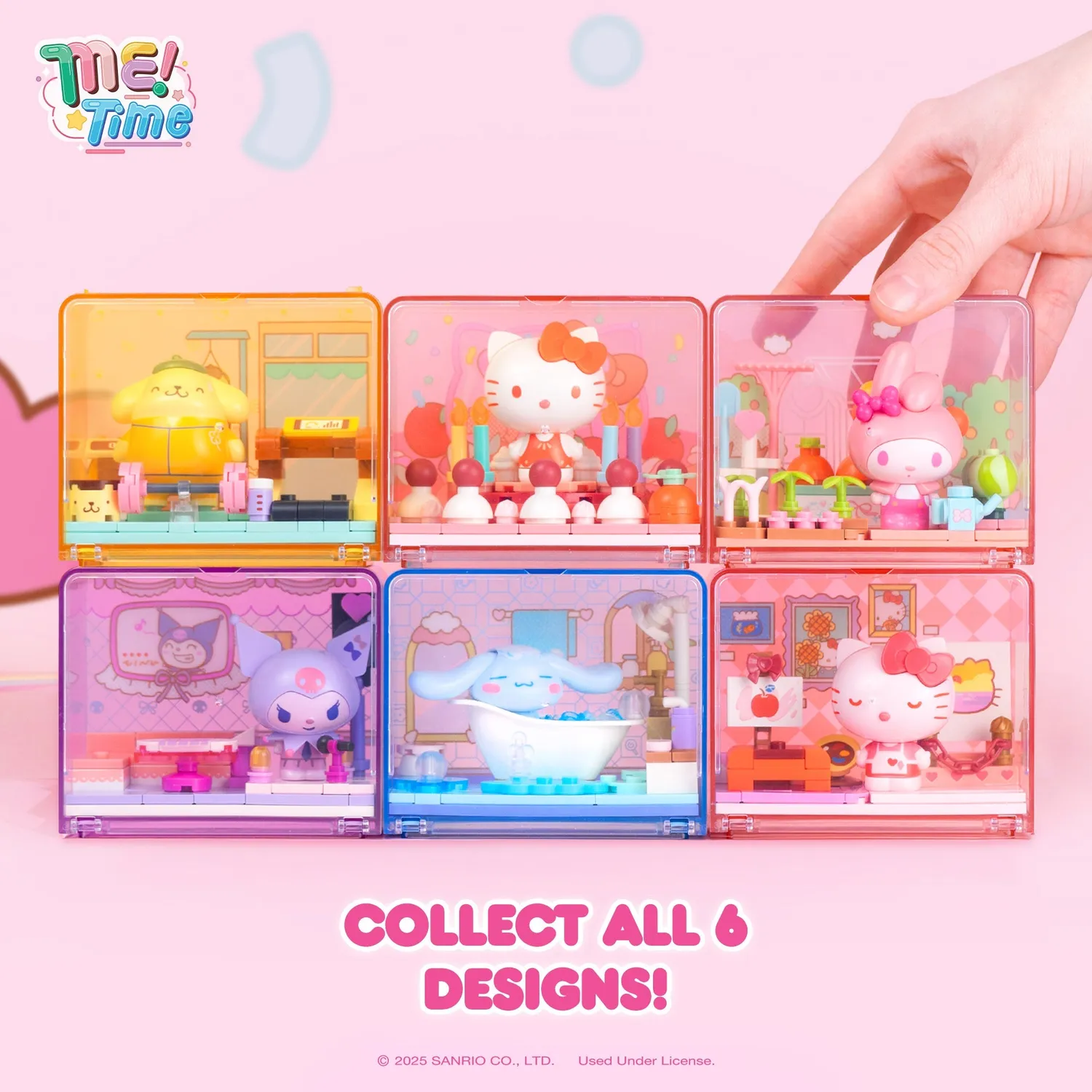 Hello Kitty and Friends Building Blocks Blind Box (Me Time) byggeklosser blindboks