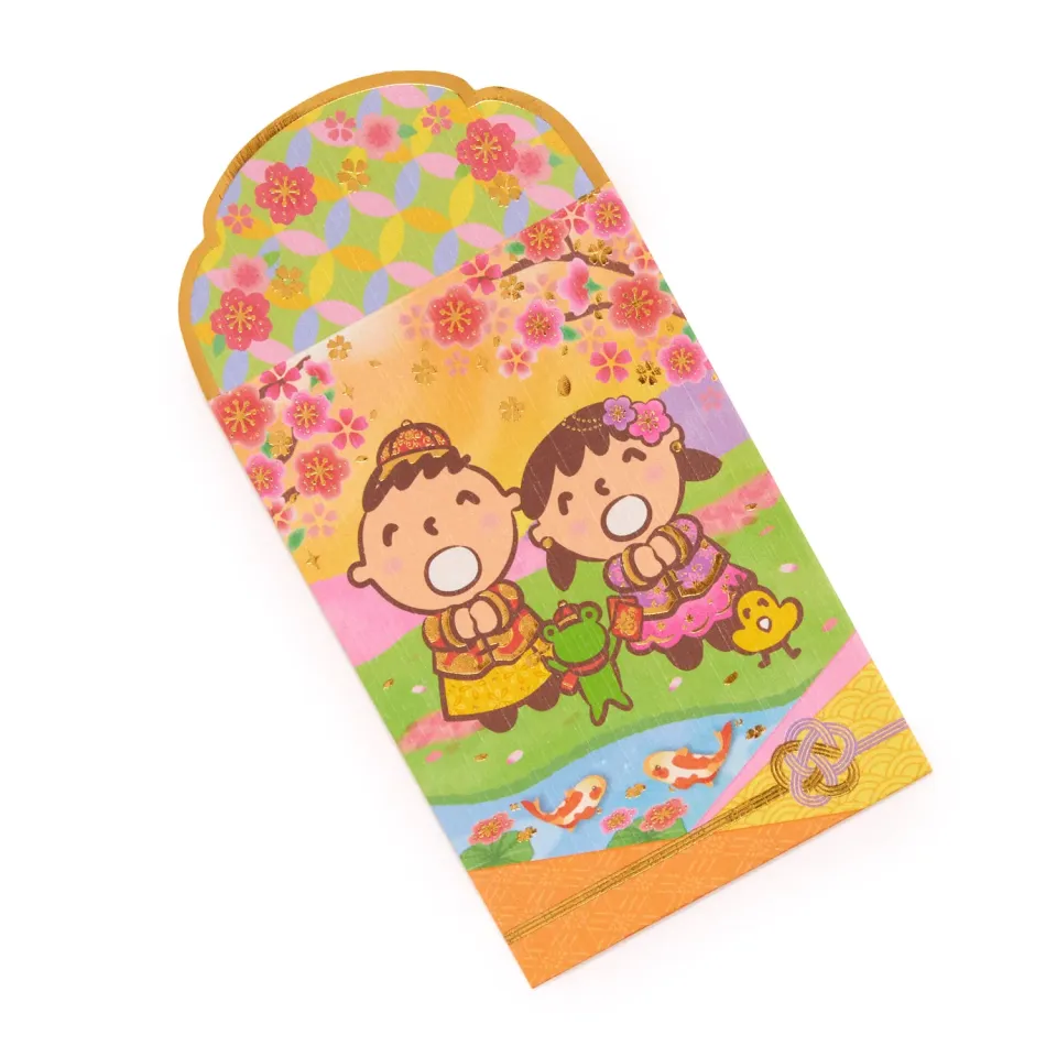 Hello Kitty Minna No Tabbo konvolutter 10-pakning med perlemor