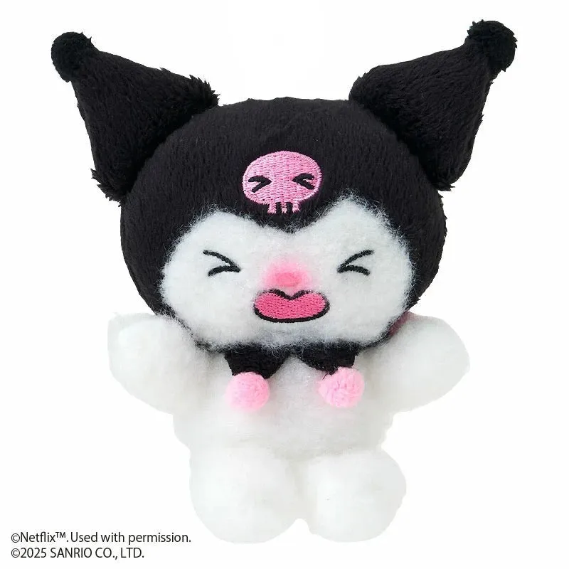 Hello Kitty My Melody & Kuromi Kuromi Crying Plush Mascot Keychain nøkkelring