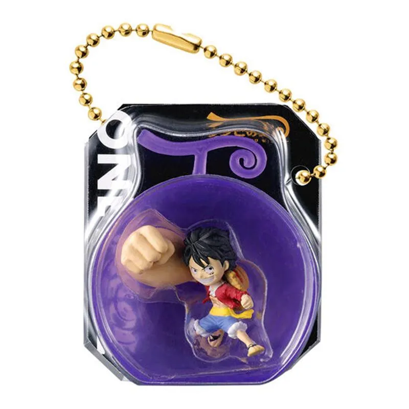 Neo Tokyo One Piece Fruit Micro Blister Charm Gacha nøkkelring tilfeldig