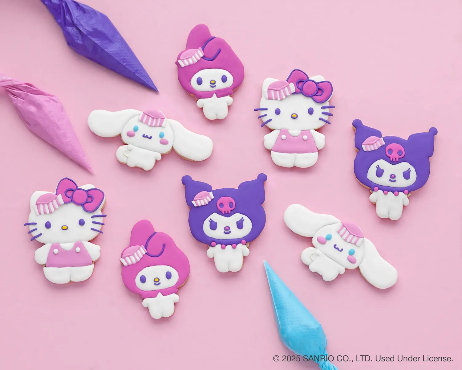 Hello Kitty and Friends Snack Shop Cookie Cutters kakeutstikkere 4 deler