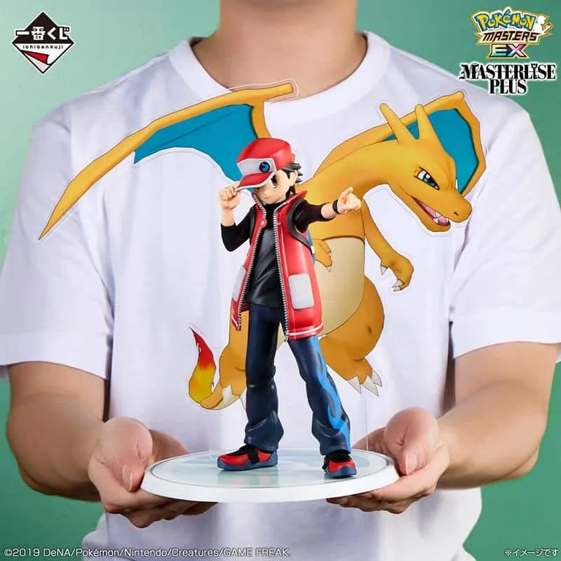 Neo Tokyo Pokémon Red & Charizard Figure Pokémon Masters 7th Anniversary 24 cm