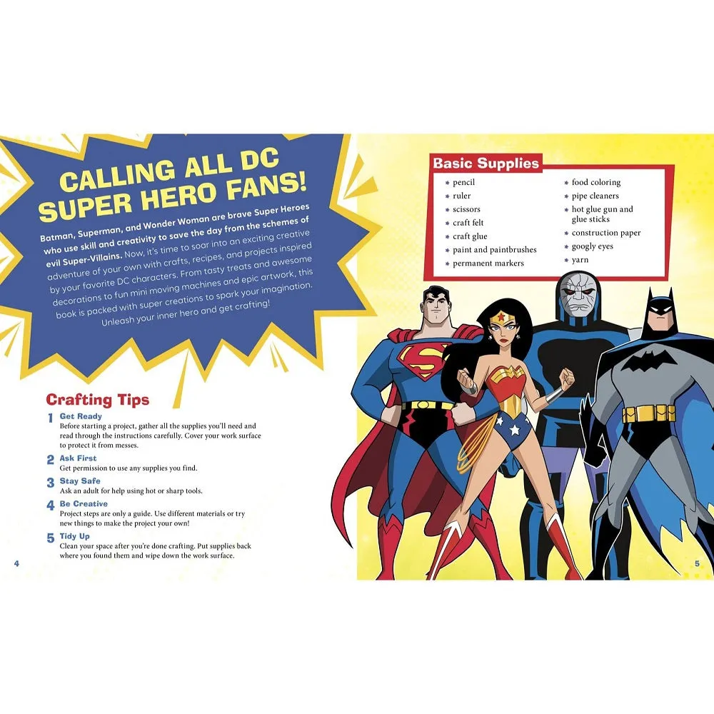 DC Super Heroes Crafts, Recipes, and Projects hobbybok 43 prosjekter