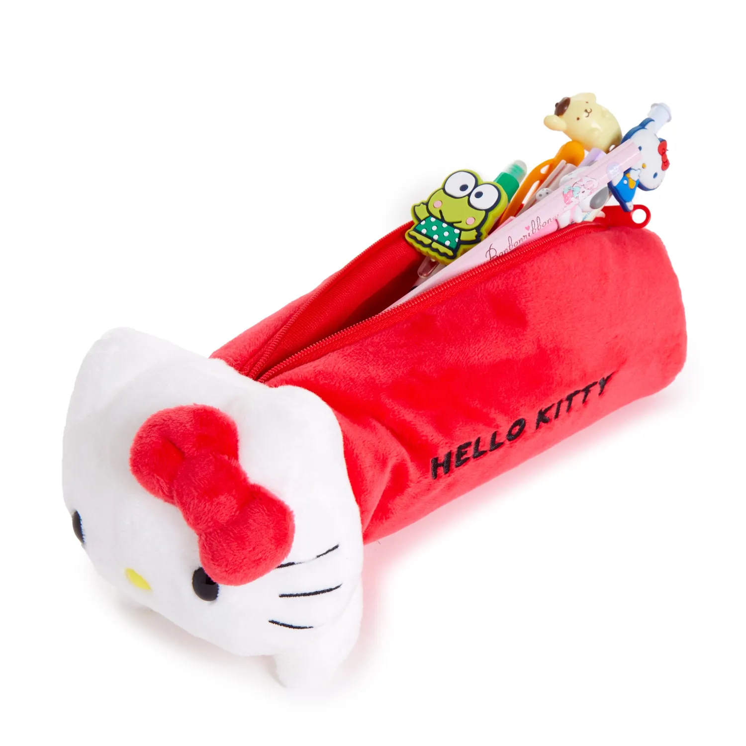 Hello Kitty Plush Pal plysj-pennal med glidelås