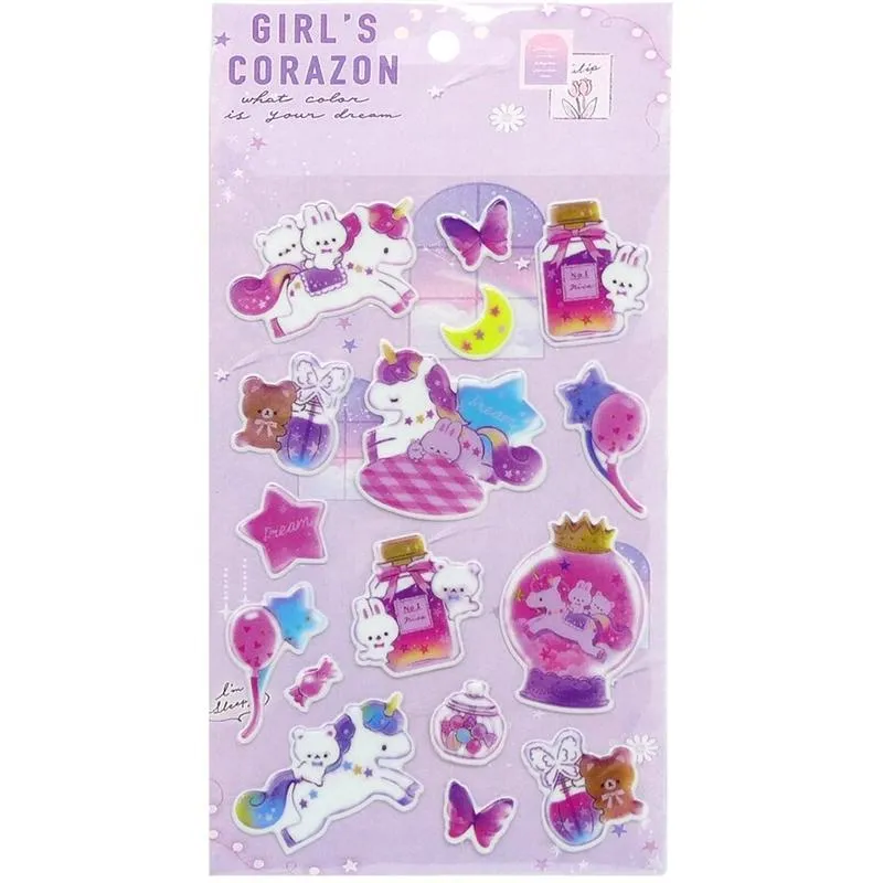 Neo Tokyo Kawaii Dreamy Sticker Sheet klistremerkeark tilfeldig motiv