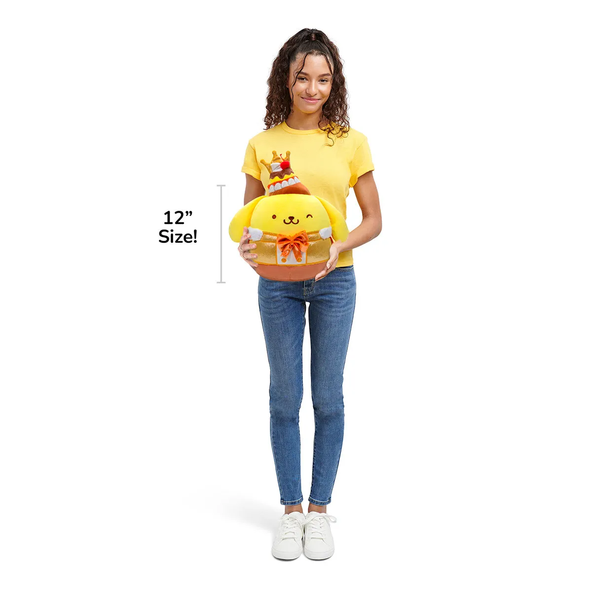 Hello Kitty Pompompurin 12" Squishmallows-bamse 30-årsjubileum