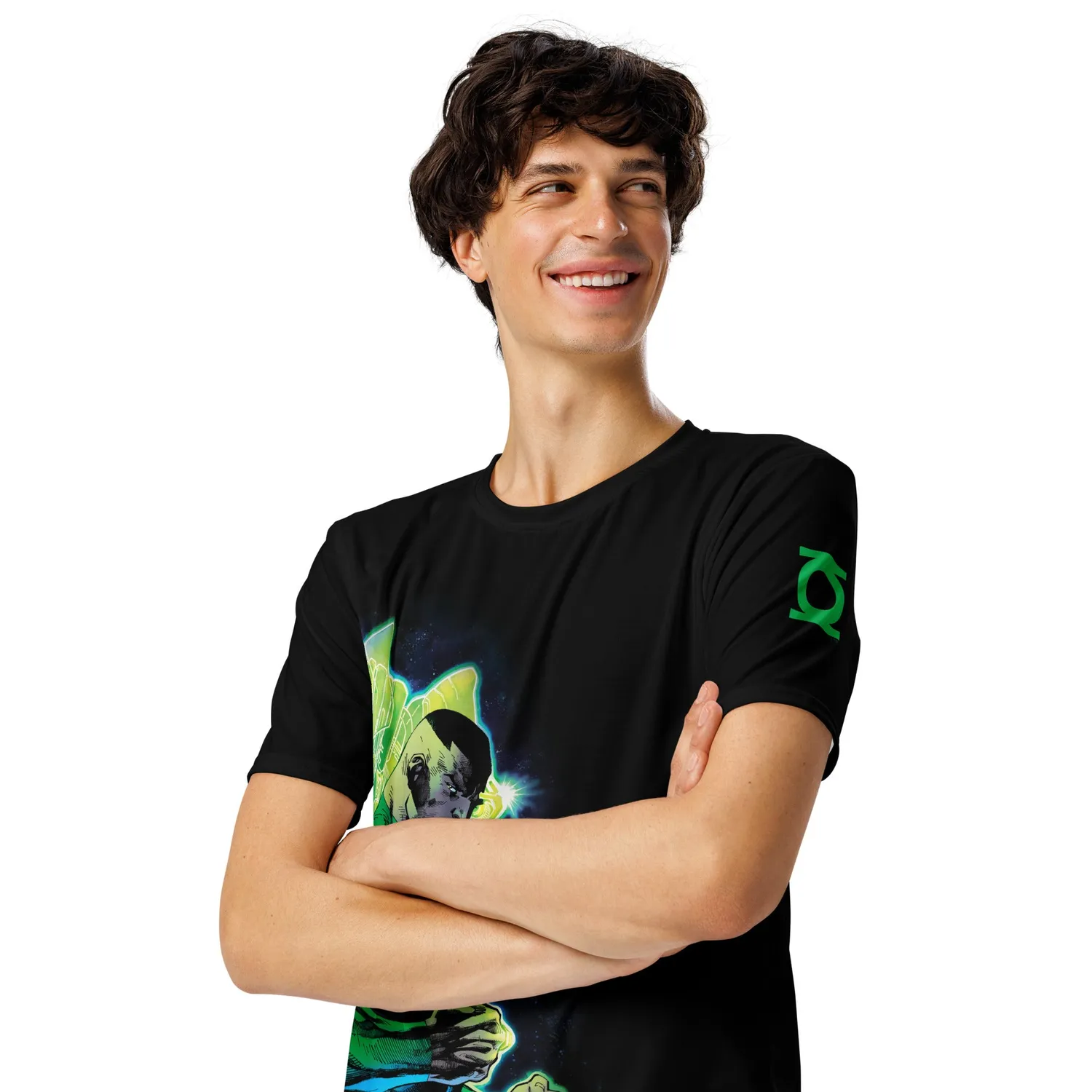Batman Green Lantern John Stewart T-skjorte stretch