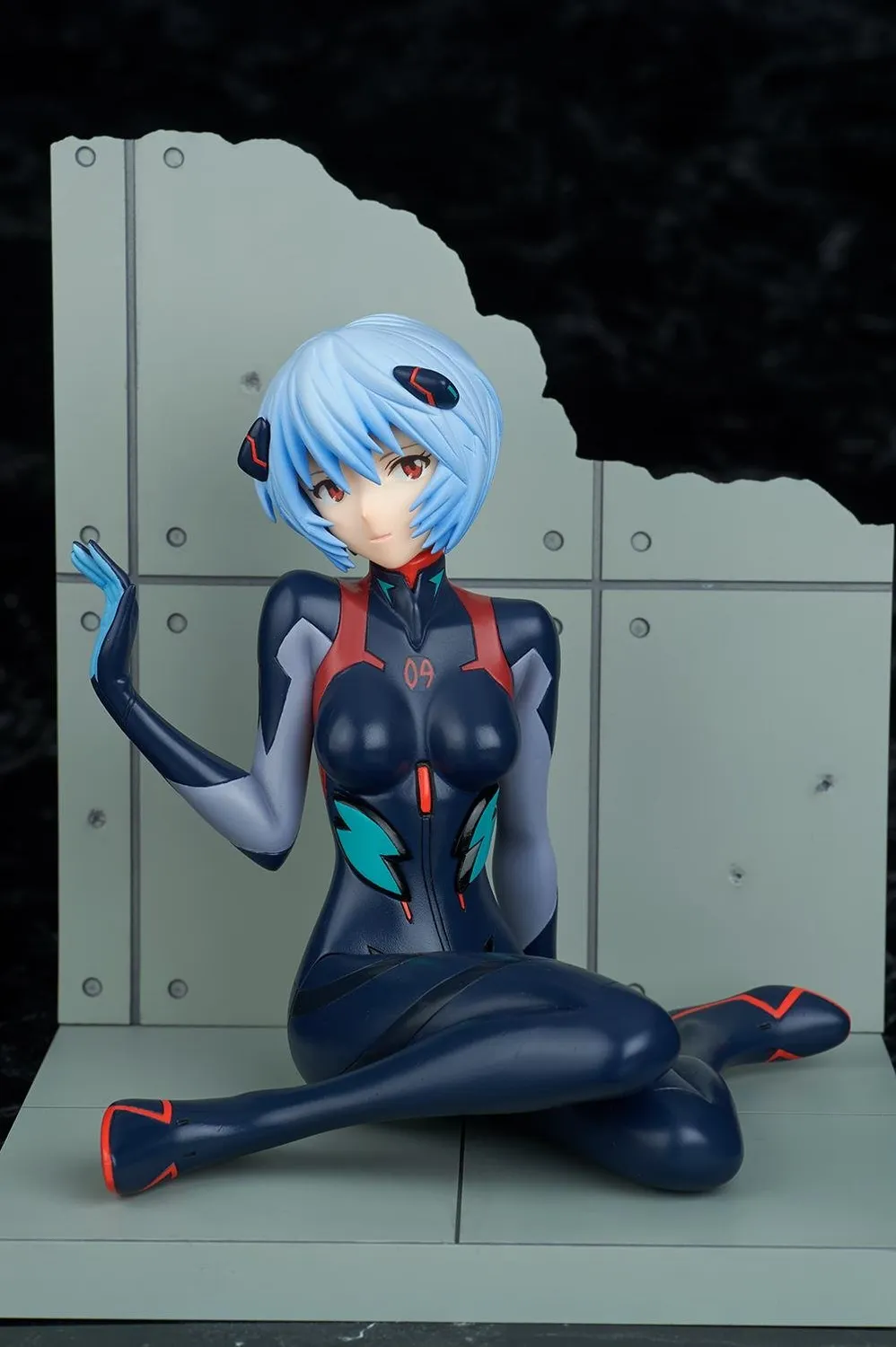 Manga Mania Evangelion Ayanami Rei Plugsuit figur 10,5 cm