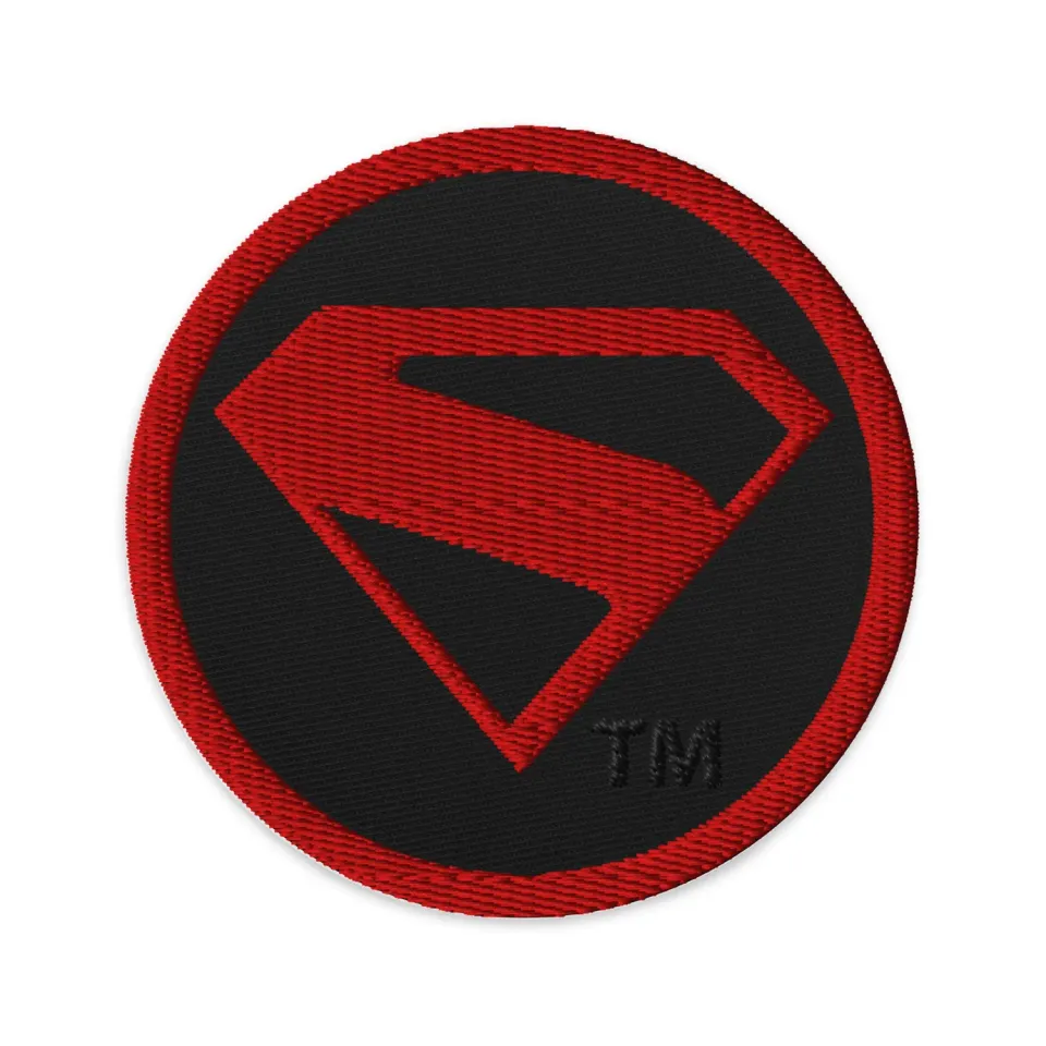 Batman Supergirl (2026 Movie) S-Shield brodert patch 7,6 cm
