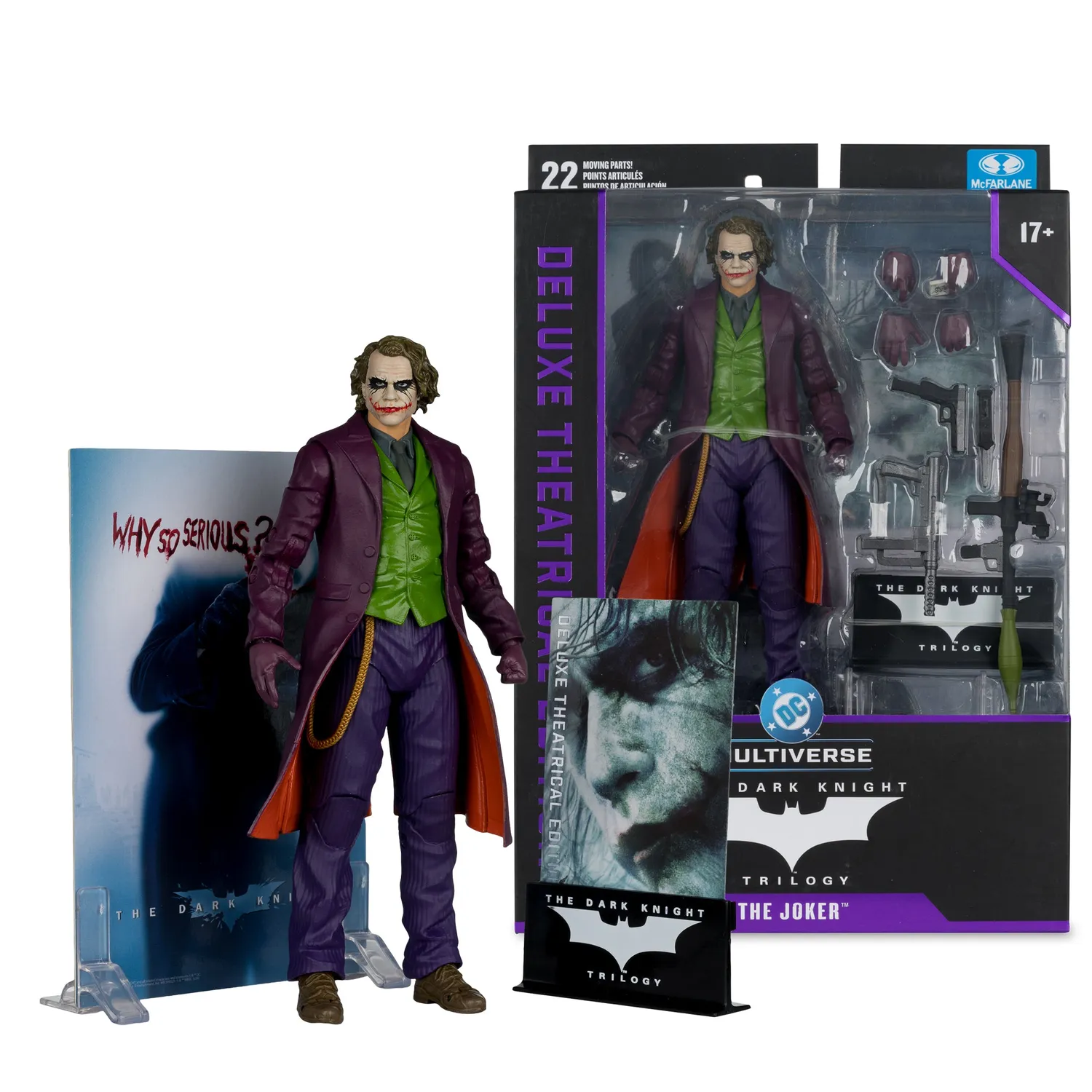 Batman The Dark Knight McFarlane Toys Deluxe Theatrical Edition The Joker actionfigur