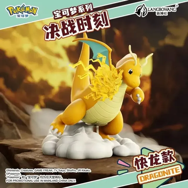 Neo Tokyo Battle Moment Diorama Series Dragonite Battle Moment figur 10,6 cm PVC