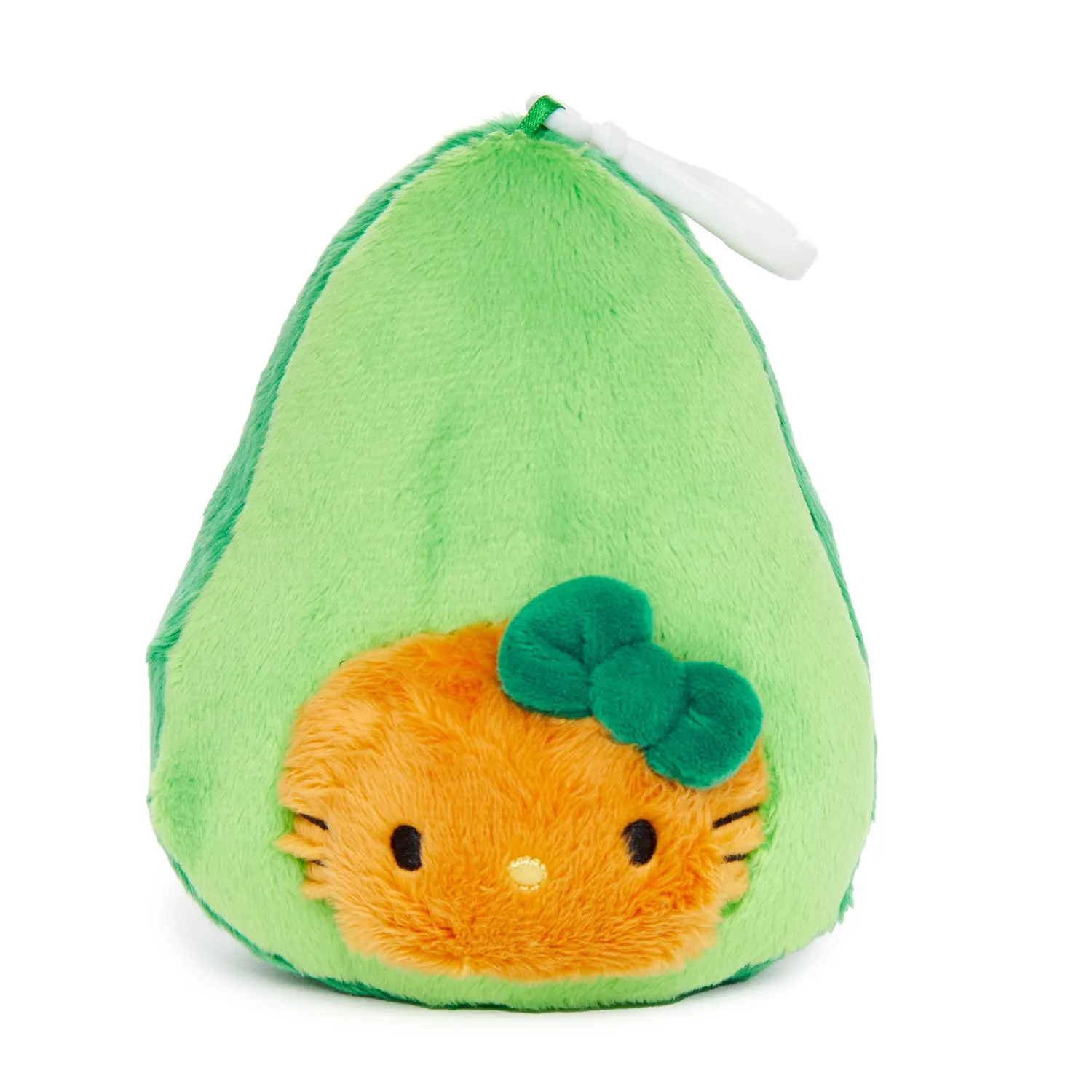Hello Kitty Fruit & Veggie Series Avocado Plush Mascot Clip plysjklips
