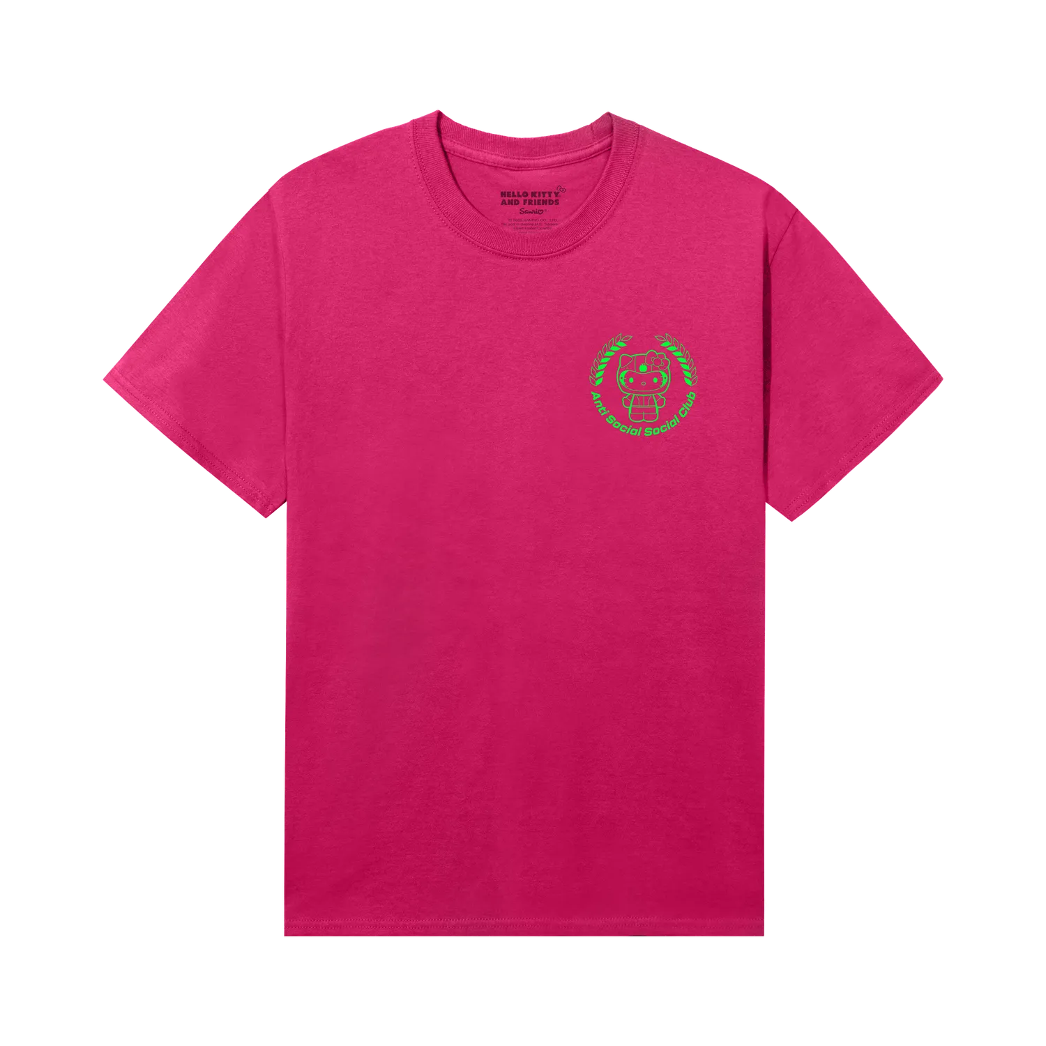 Hello Kitty Anti Social Social Club World Champ Tee Sangria T-skjorte