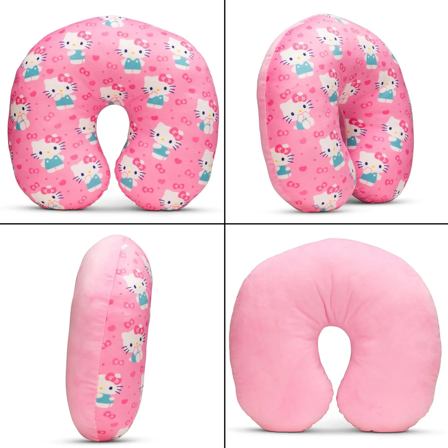 Hello Kitty Travel Neck Pillow nakkepute Bows & Hearts ergonomisk