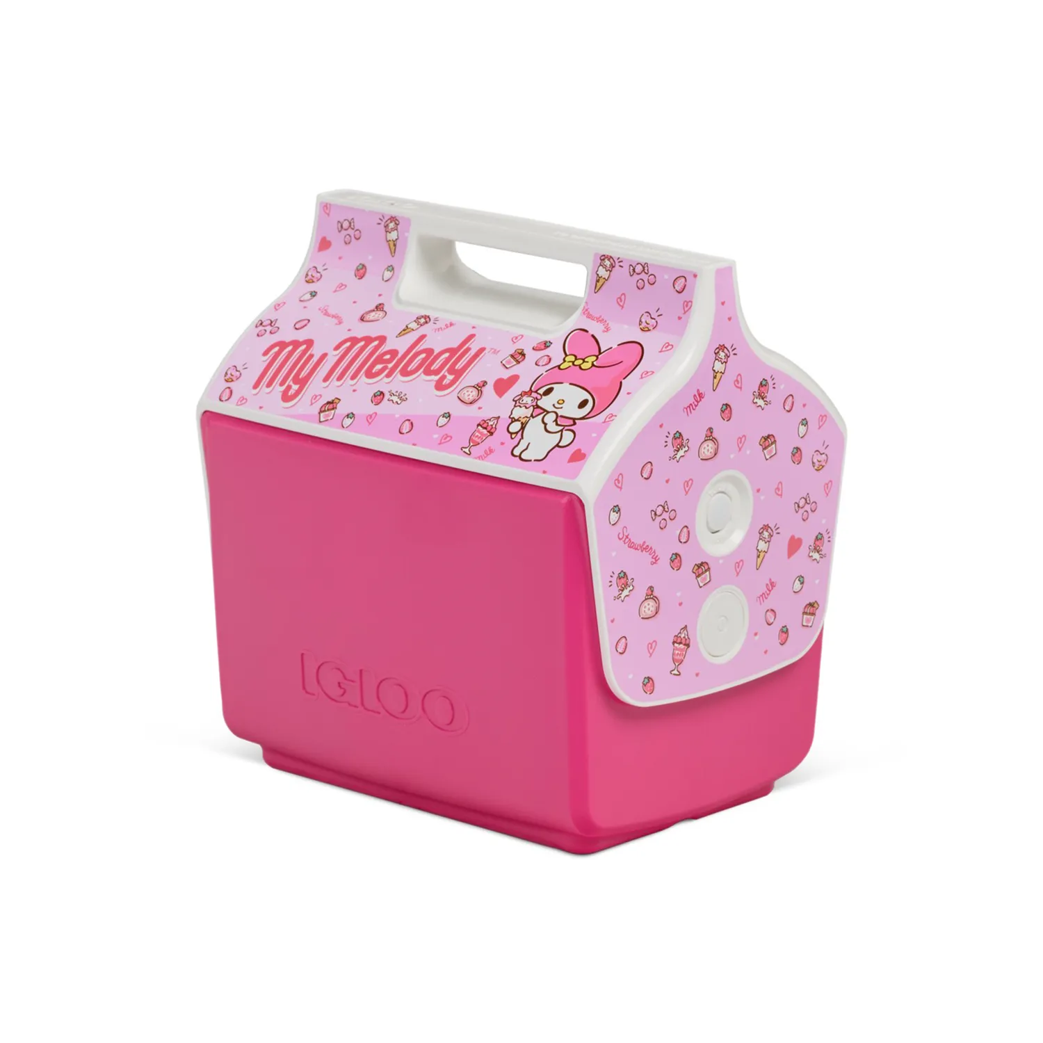 Hello Kitty My Melody x Igloo Little Playmate 7 Qt Cooler kjøleboks rosa