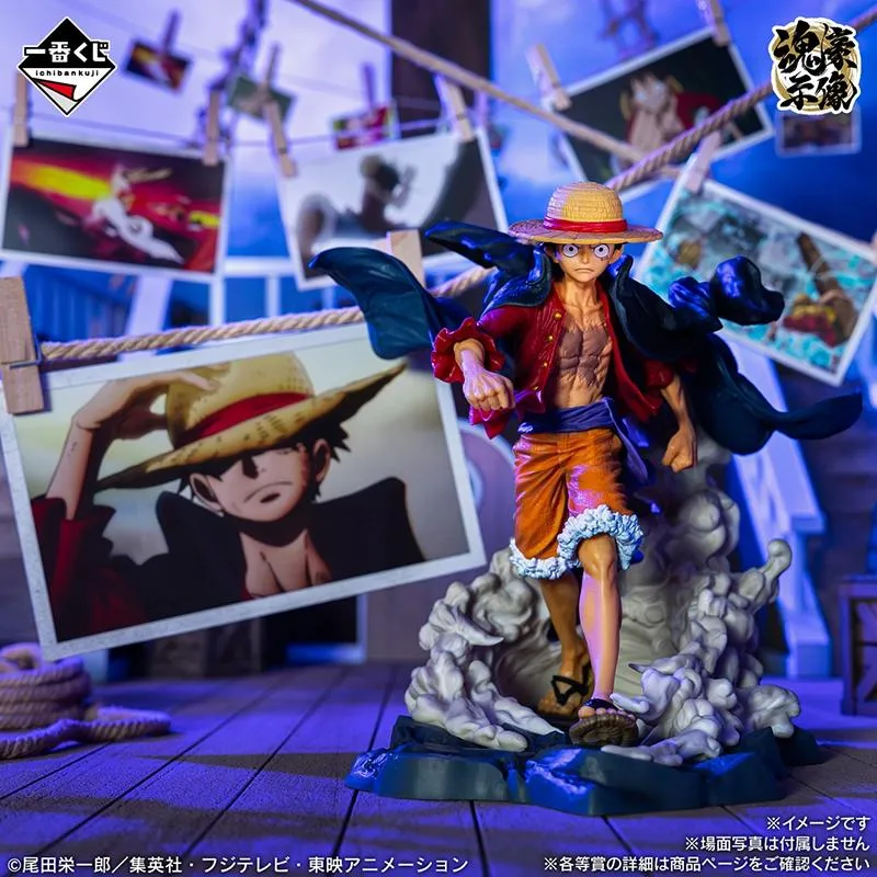 Neo Tokyo One Piece Monkey D. Luffy Memories of Adventure and the Voyage Ichiban Kuji-figur 17 cm