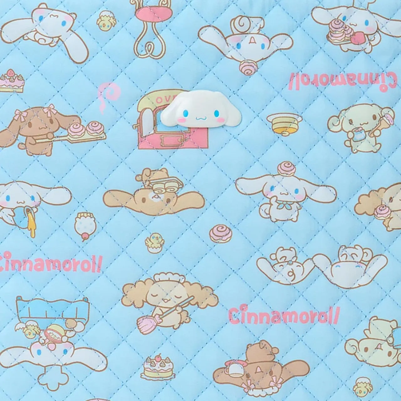 Hello Kitty Retro Quilt Series Cinnamoroll totebag quiltet