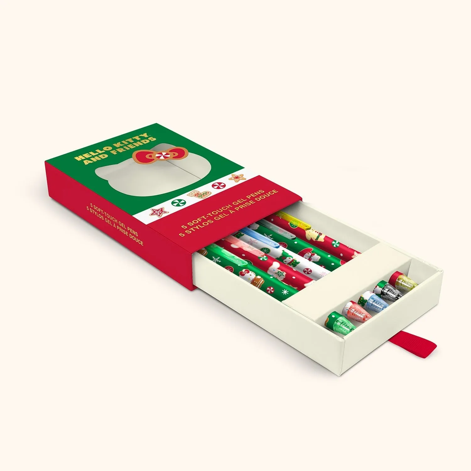 Hello Kitty and Friends x Studio Oh! Holiday Fun gelpenner 5-pakning