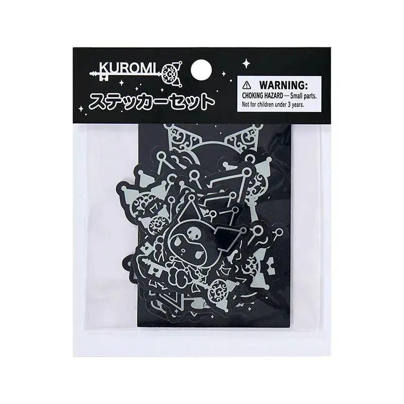 Kuromi 20th Anniversary Special Key Series klistremerker 13 stk sølvfolie