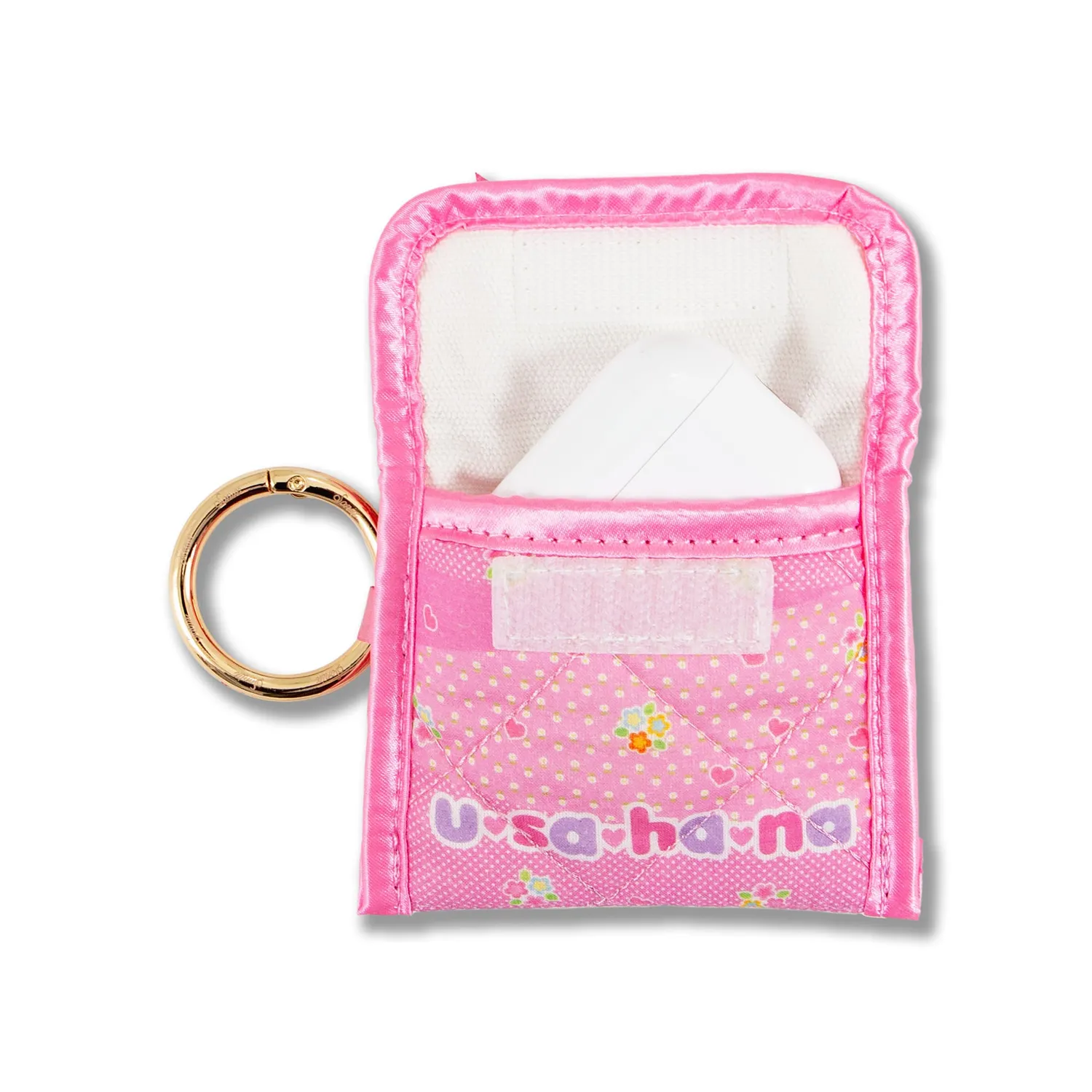Hello Kitty U*SA*HA*NA x Sonix Ear Bud Pouch øreproppetui quiltet