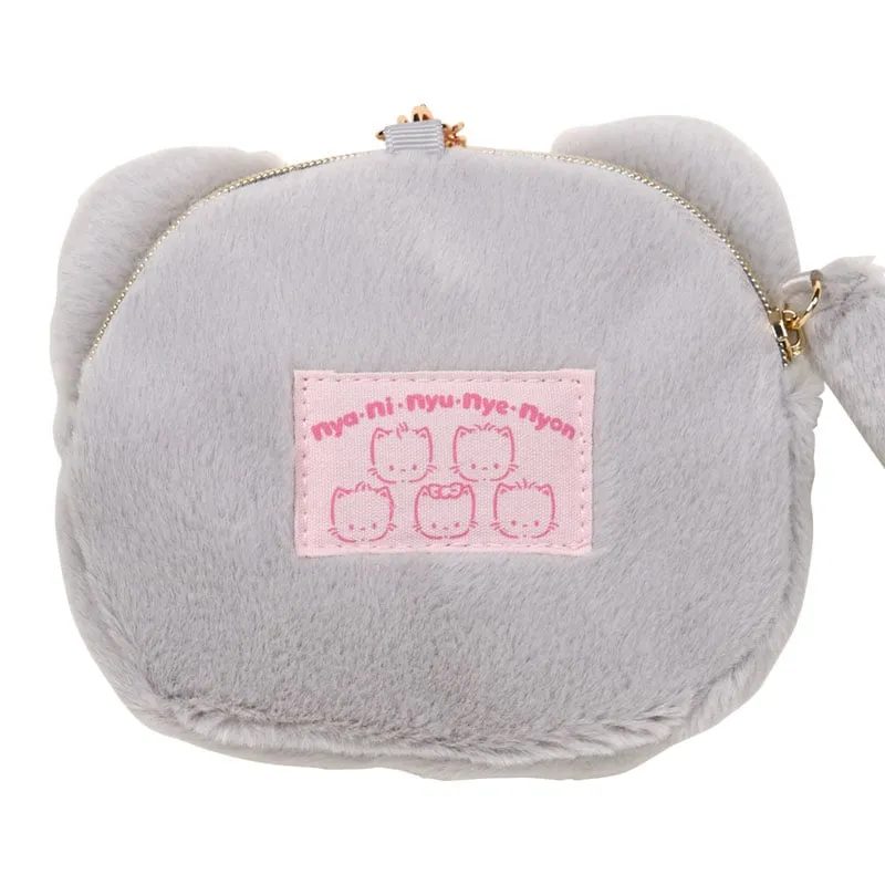 Hello Kitty Sanrio Cat Club Nya Ni Nyu Nye Nyon mini-pouch med glidelås