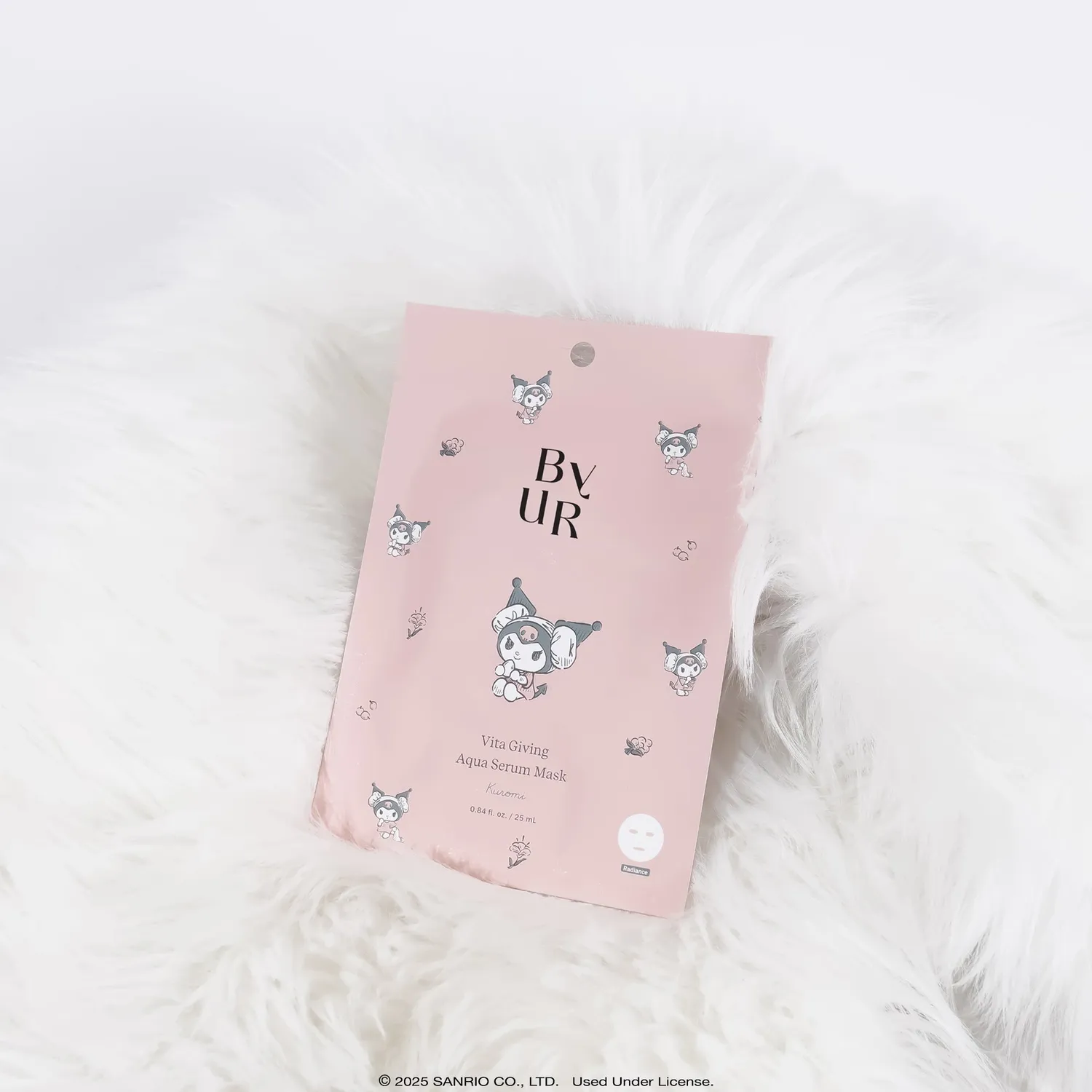 Hello Kitty ByUR Vita Giving Aqua Serum Mask Kuromi ansiktsmaske 1 stk