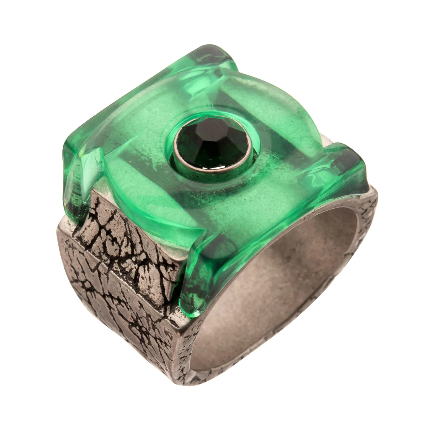 Green Lantern SUPERMAN (2025 Movie) Green Lantern Ring størrelse 9–14