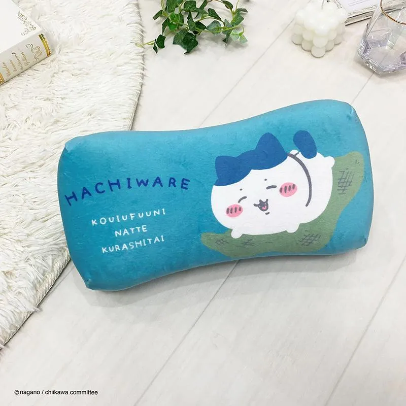 Chiikawa Mini Relax Pillow Hachiware ryggpute 31 × 15 cm