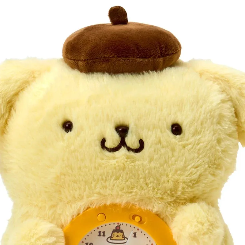 Hello Kitty 30th Anniversary Series Pompompurin Plush Clock vekkerklokke