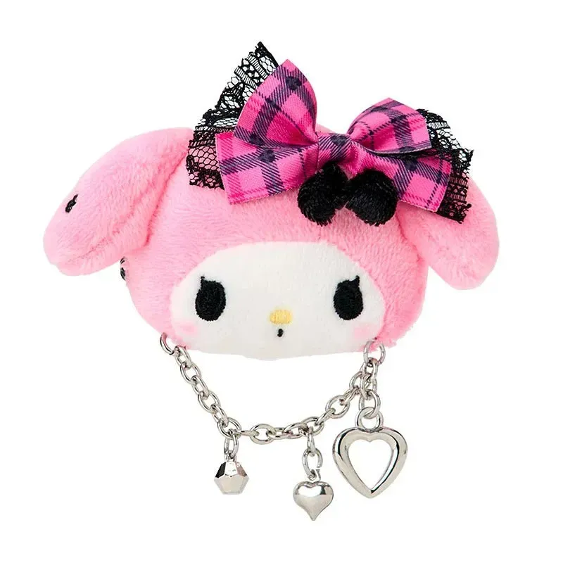 Hello Kitty Rock ’n’ Check My Melody Plush Hair Clip hårspenne