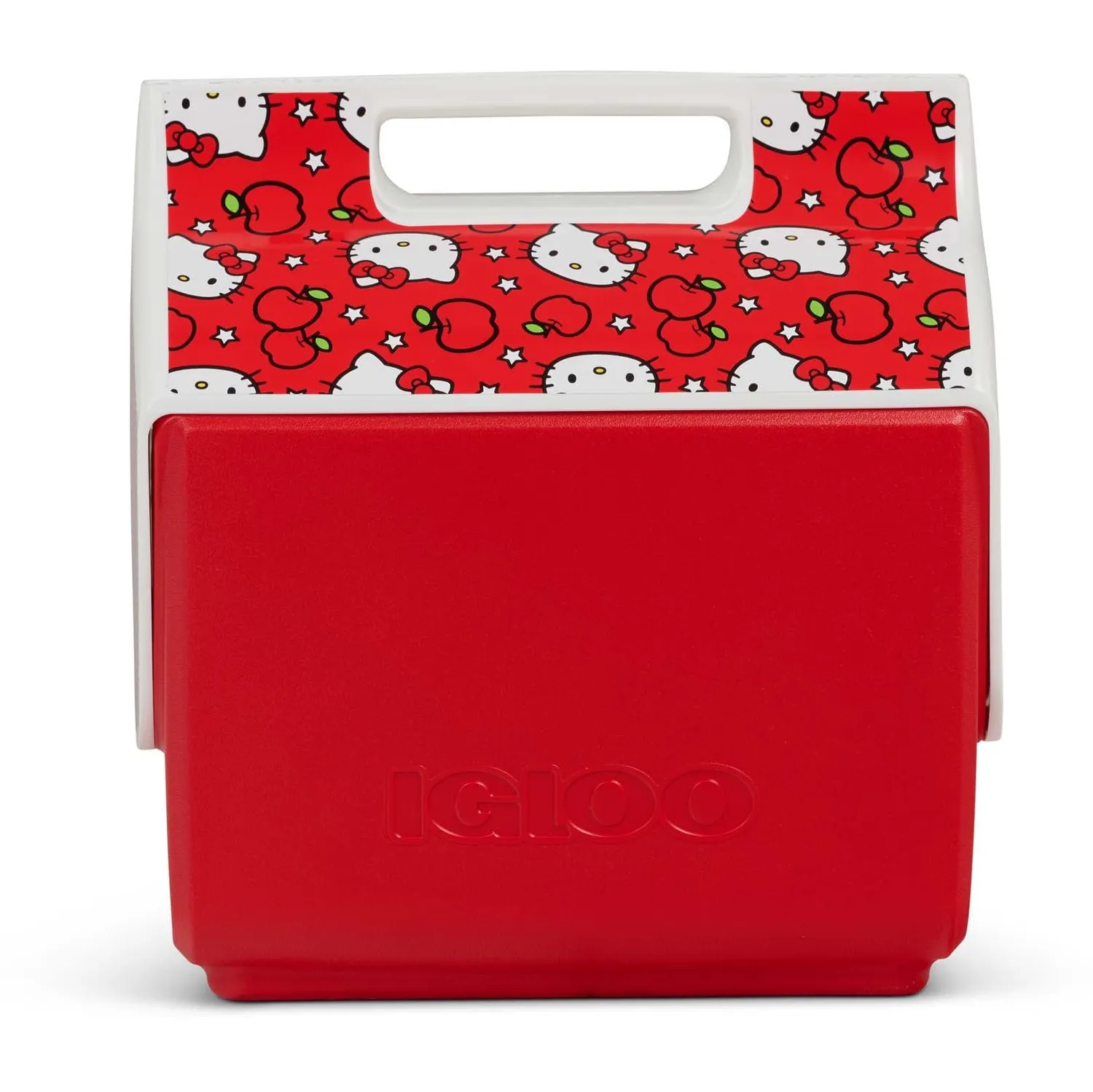 Hello Kitty x Igloo Apples Little Playmate kjøleboks 7 qt rød isolert