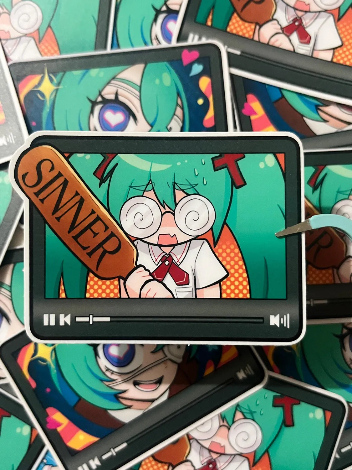 Kururu4ever Vocaloid Songs Stickers klistremerker All 3 vanntette vinyl